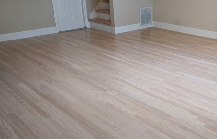 sanding-staining-hardwood floors-lighter stain choice-national floors 446x285